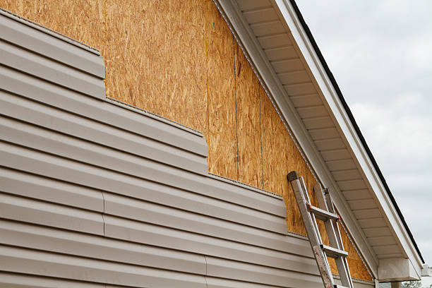 Professional Vinyl Siding technician working in Prosperity, PA
